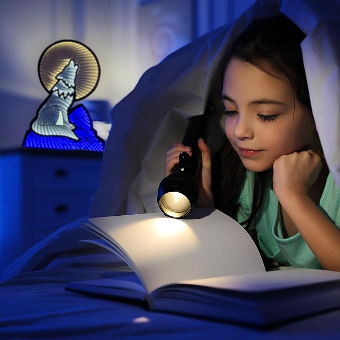 Moonlight Wolf Night Light, Bedroom Ambient Light, Decorative Piece