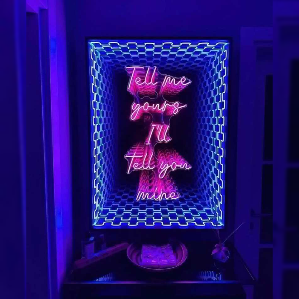 Custom Rectangular Abyss Letters Multiple Colors Available Custom Text