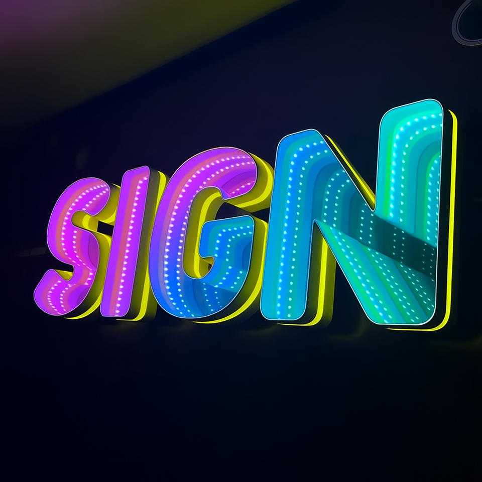 Custom 3D Color Letters, No Installation Required, Channel Letters