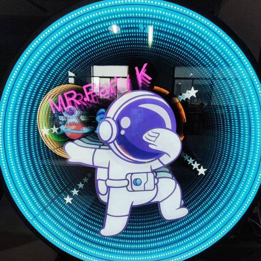 Astronaut Circular Multi-Layer Mirror