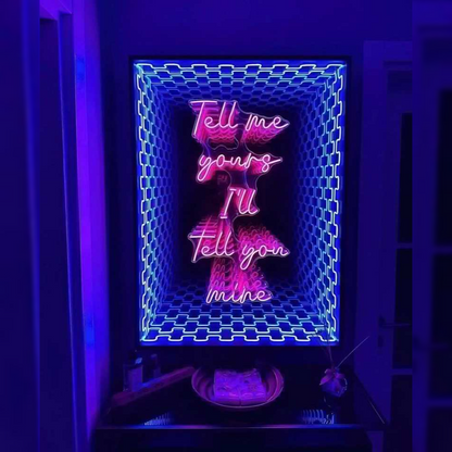 Custom Rectangular Abyss Letters Multiple Colors Available Custom Text