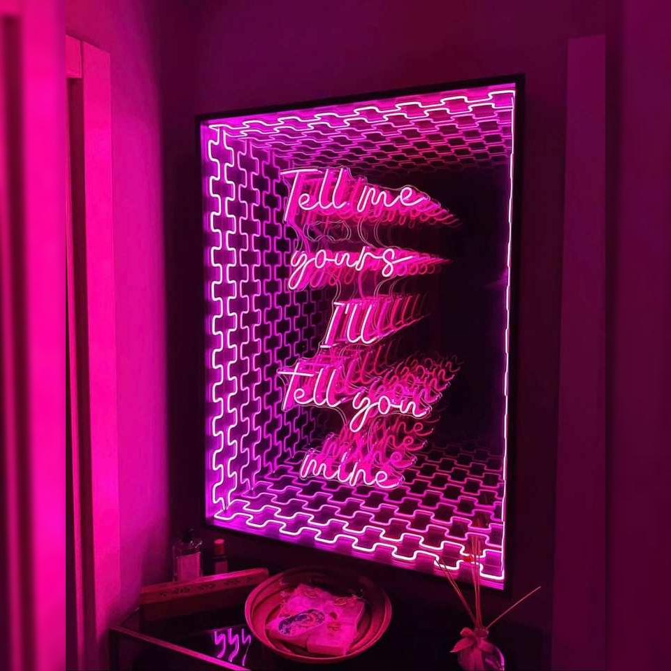 Custom Rectangular Abyss Letters Multiple Colors Available Custom Text